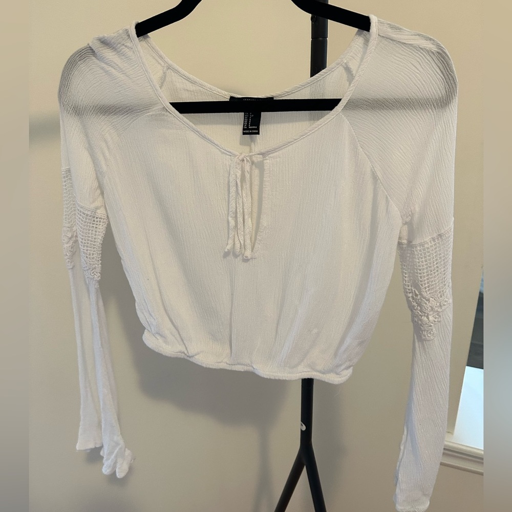 White Crop Top